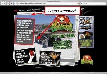 Discovery Channel logo removed from GasMonkeyGarage.com