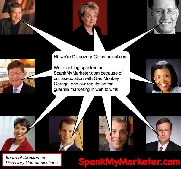 Discovery Communications on SpankMyMarketer.com